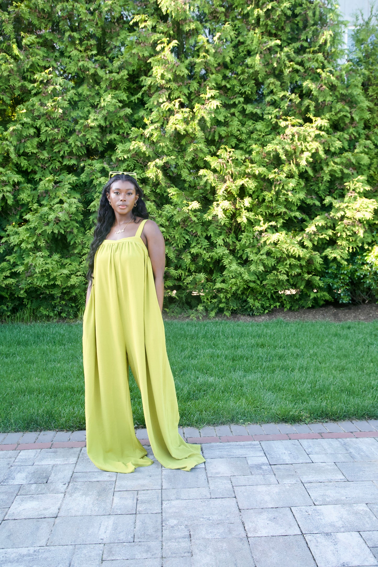 Tropic Trips Jumpsuit (Green)