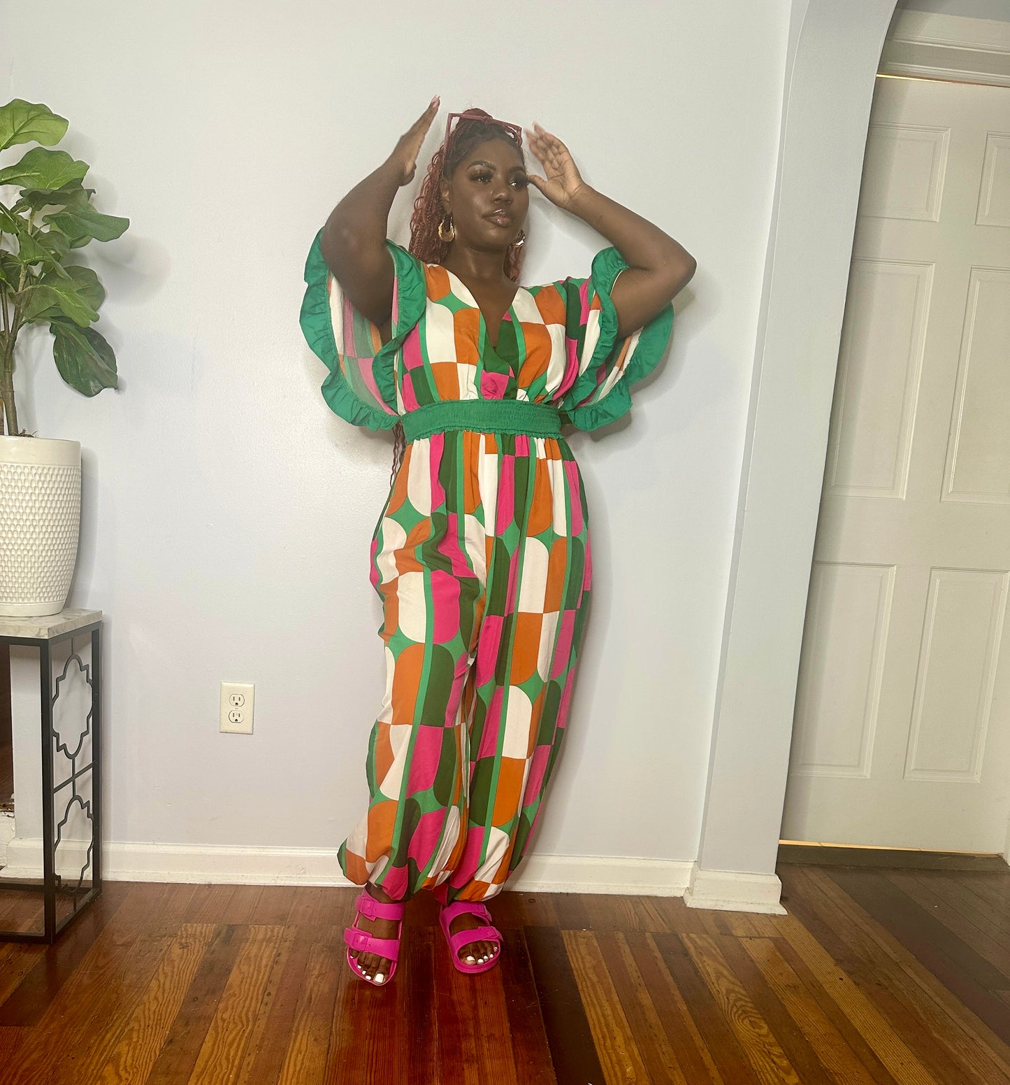 Vibrant Vibes Printed Jumpsuit