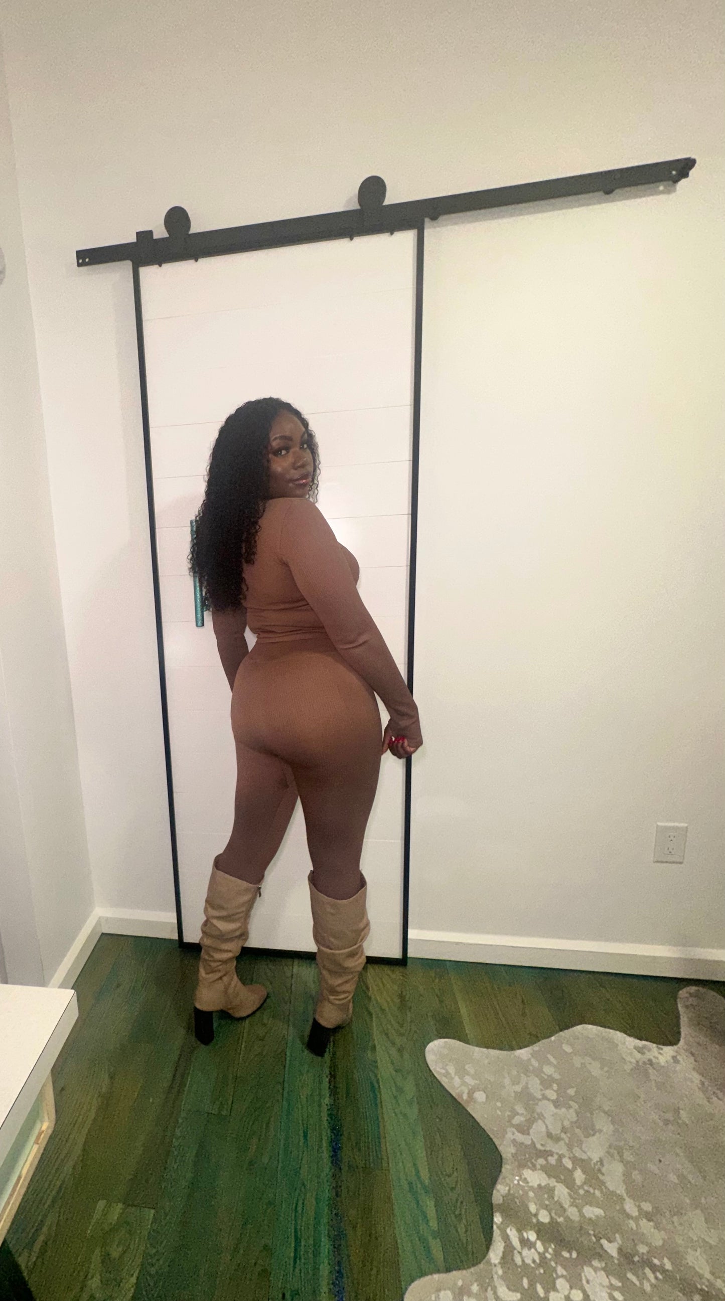 Members Only Ribbed Mocha Set