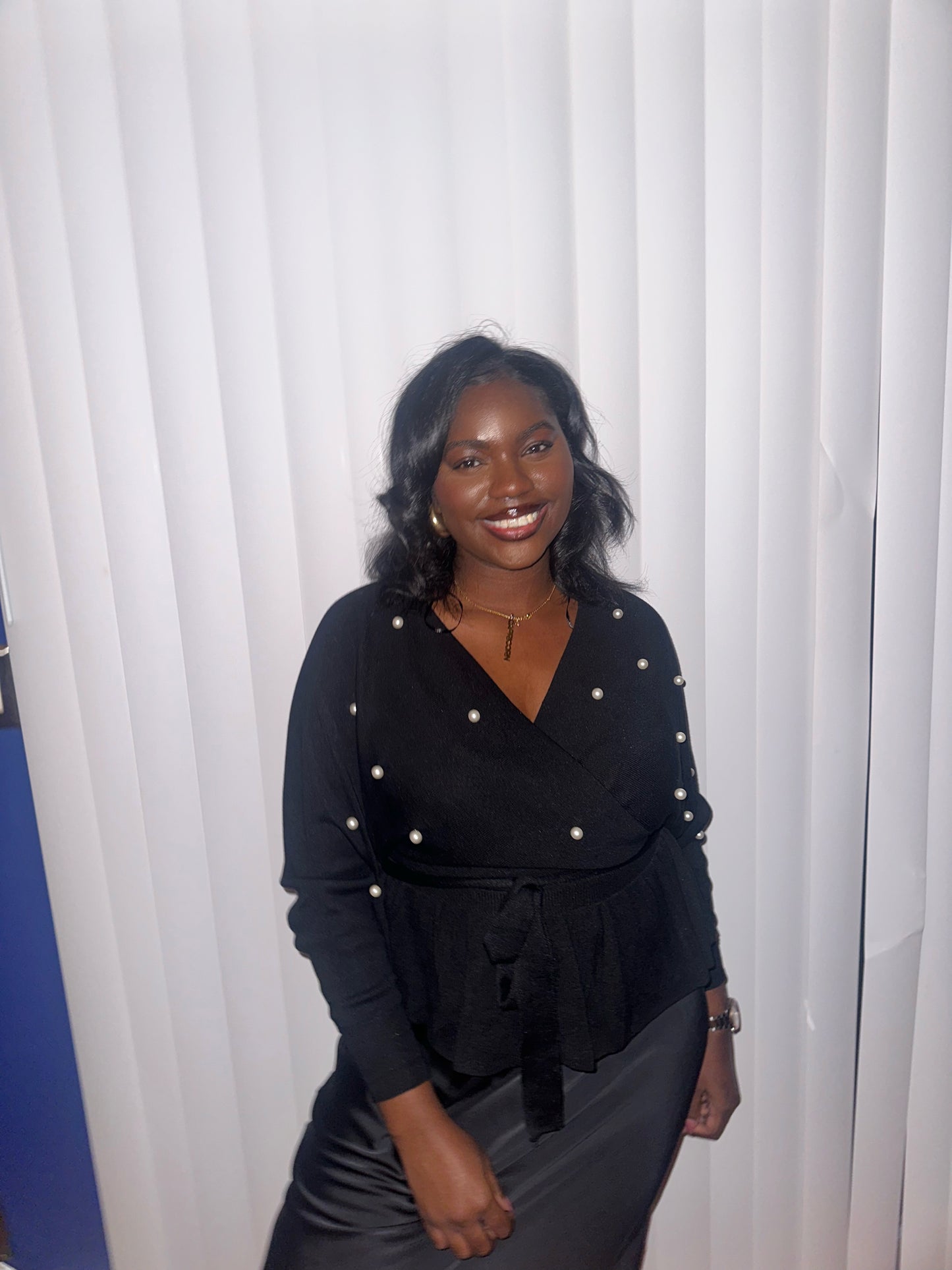 Black Pearl Knit Sweater