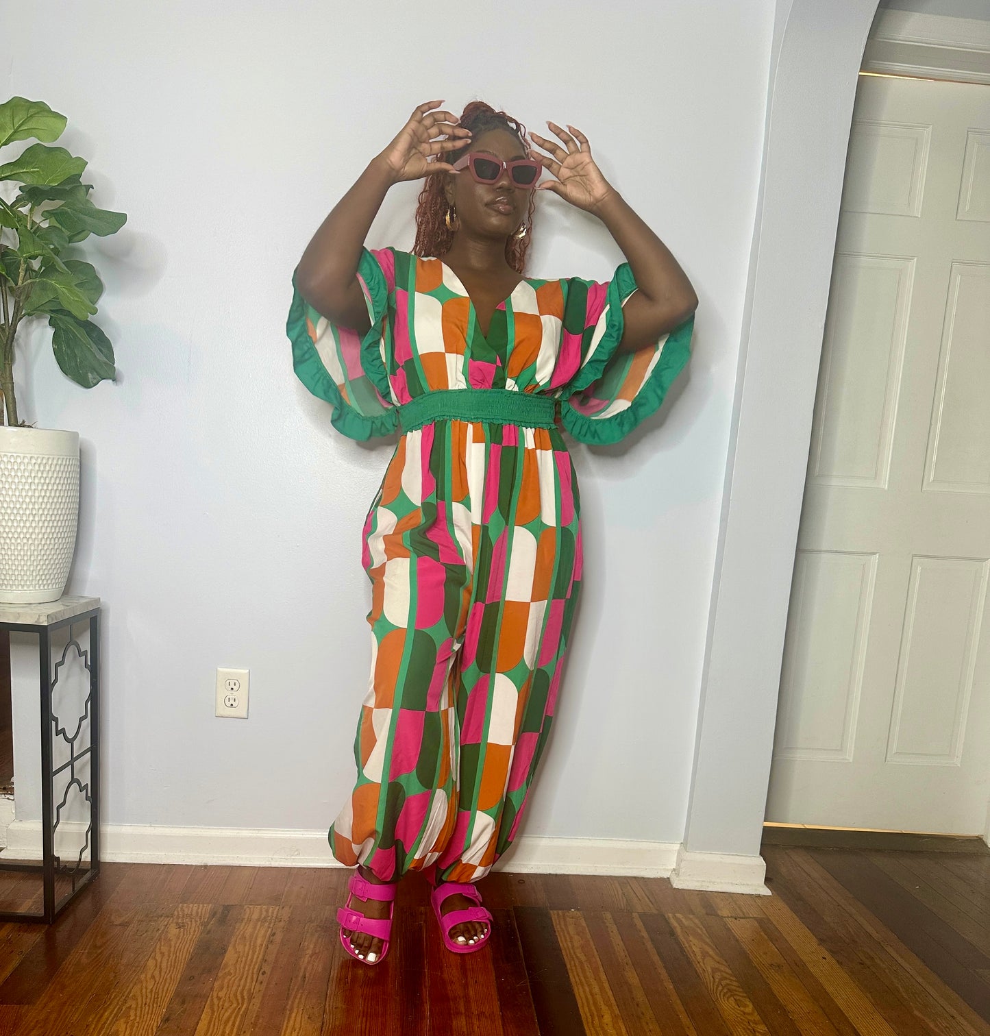 Vibrant Vibes Printed Jumpsuit