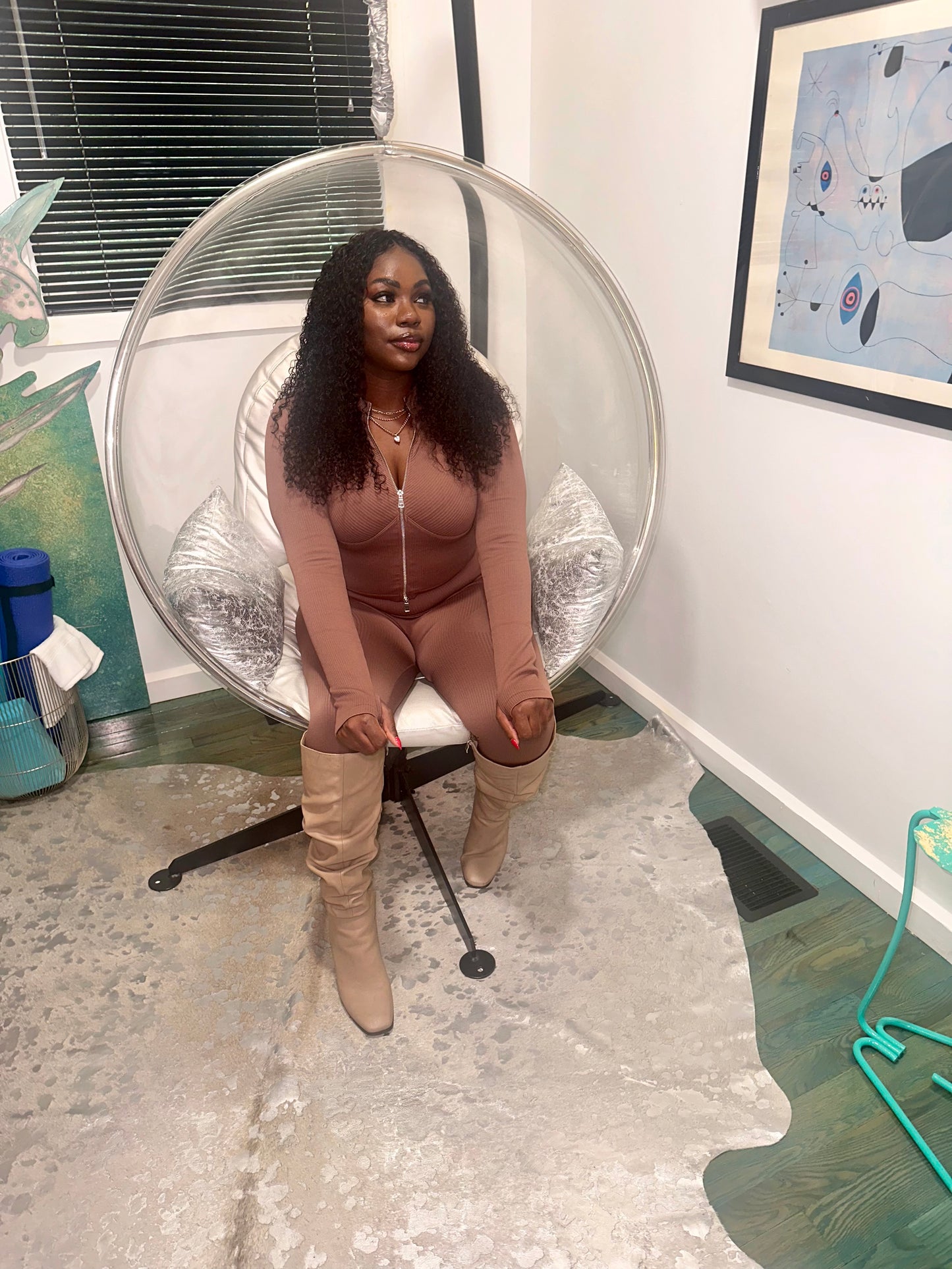 Members Only Ribbed Mocha Set