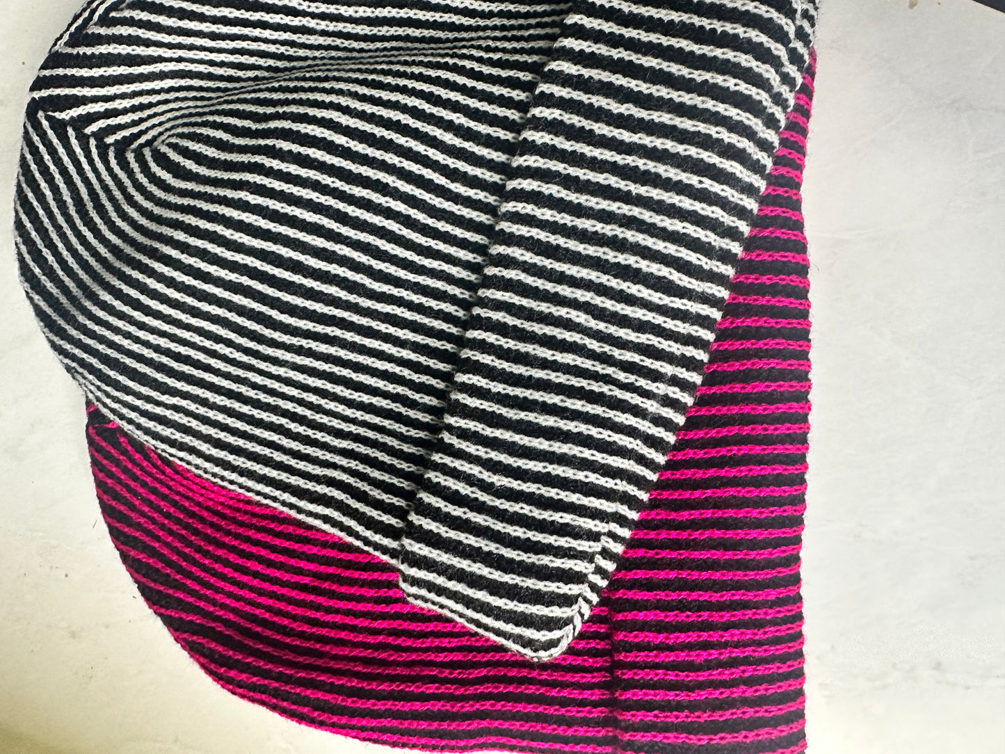 Two Is Better Beanie Hat Pink