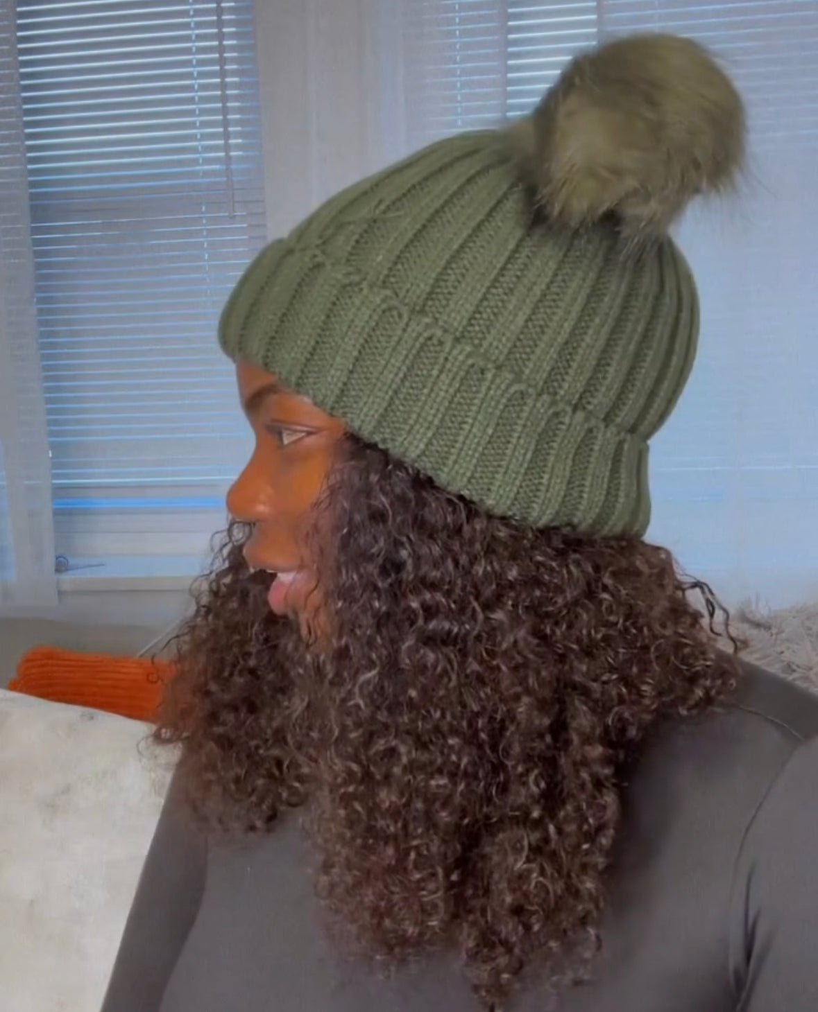 Double Trouble Beanie Hat Green