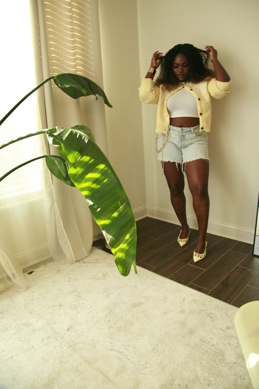 Butter Love Yellow Cardigan